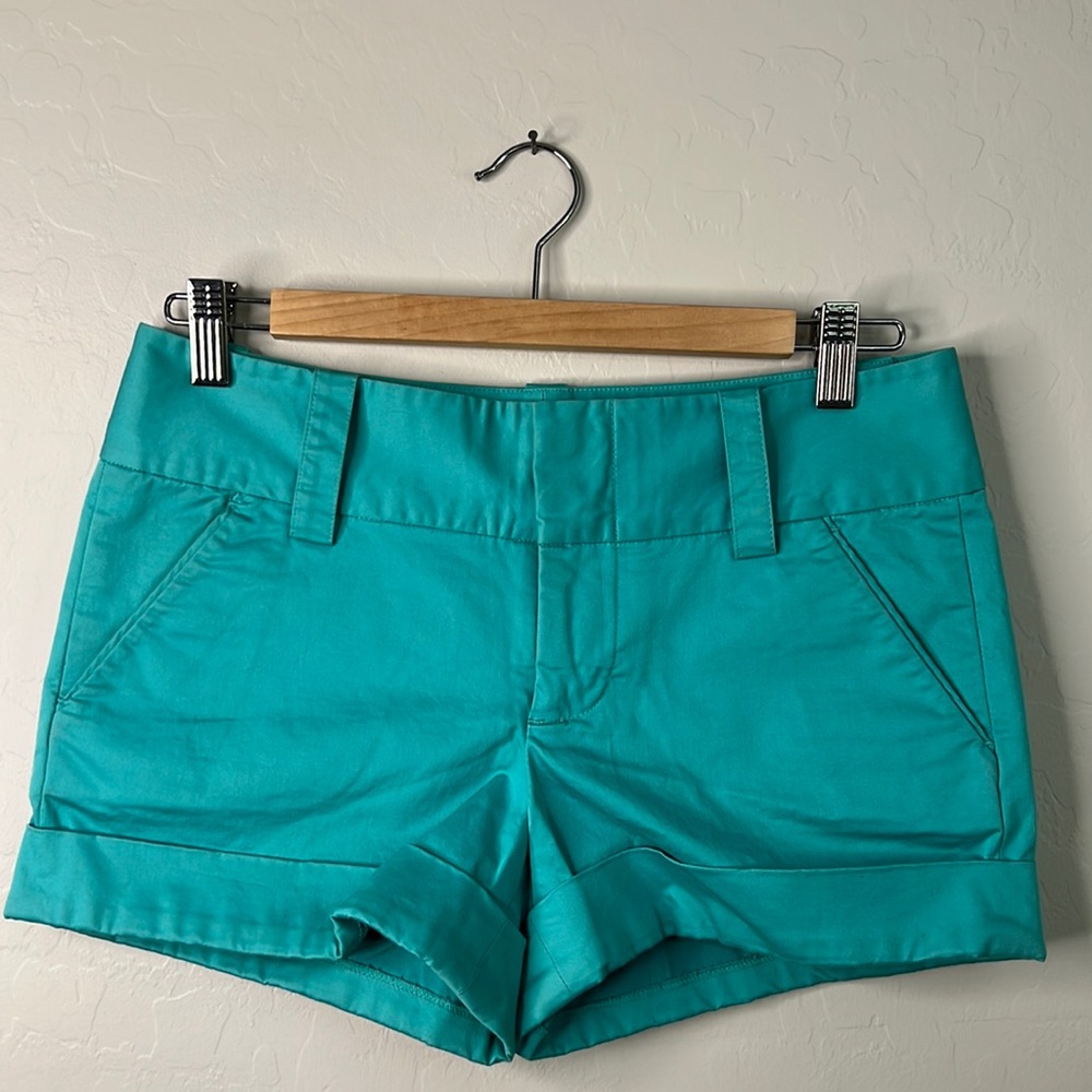 Alice + Olivia teal shorts